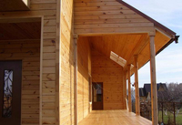 Внешняя отделка деревянного дома